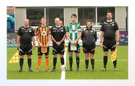 Official competition football pennants for tournament awards