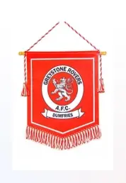 Custom printed football pennants for match days