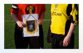 Mini competition pennants for sports awards and participants