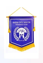 Promotional custom pennants for corporate branding